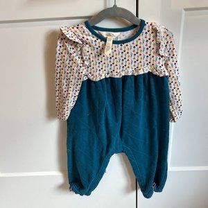 Matilda Jane Baby Heartstrings print Quilted Romper, 12-18 months